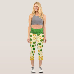 Irish Fun 3D Whimsey Capri Leggings