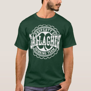 Irish Gallagher Drinking Team St Patricks Day T-Shirt