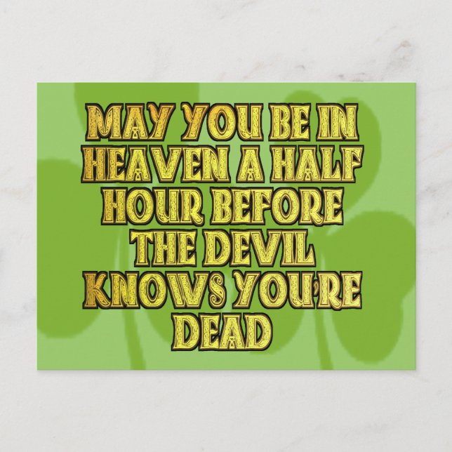 Irish Gifts Postcard (Front)