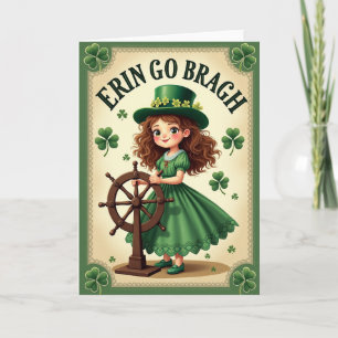Irish Girl Celebration Card