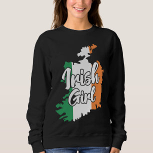 Irish Girl  Cute Ireland Sweatshirt