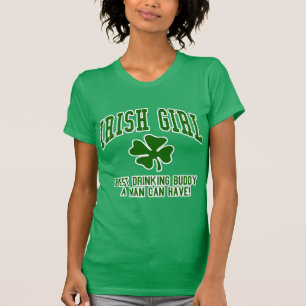 Irish Girl: Drinking Buddy T-Shirt