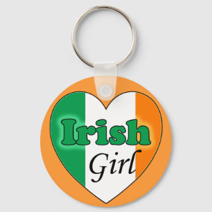 Irish Girl Key Ring