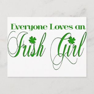 Irish Girl Postcard