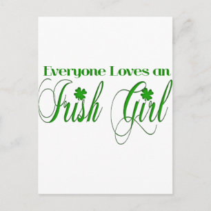 Irish Girl Postcard