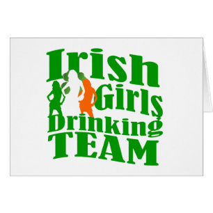 Irish girls drinking team