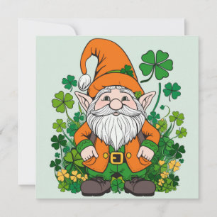 Irish Gnome Holiday Card