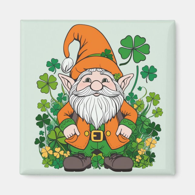 Irish Gnome Magnet (Front)