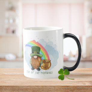 Irish Gnome Pot of Gold Custom St Patrick's Day Magic Mug