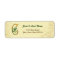 Irish Gold Monogram C Label