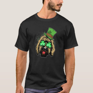 Irish Goldendoodle Doodle Dog  St Patricks Day Pet T-Shirt