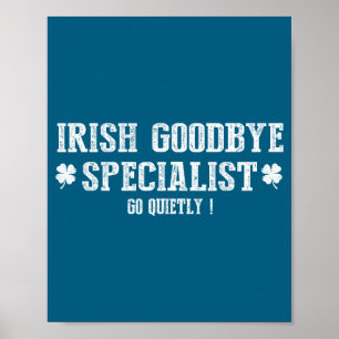 Irish goodbye specialist shamrock go quietly stIri Poster