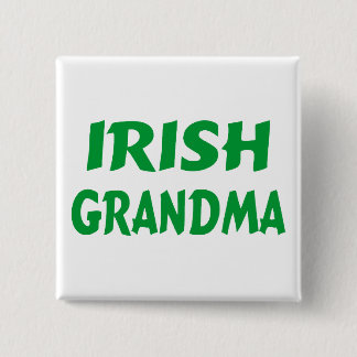 Irish Grandma 15 Cm Square Badge