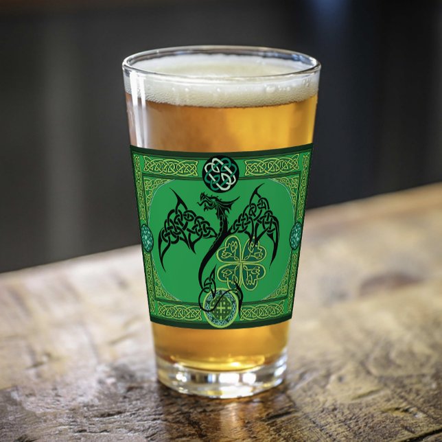 Irish Green Dragon Celtic Glass (Creator Uploaded)