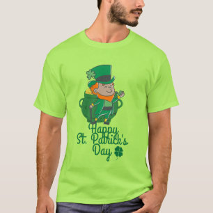 Irish green lucky Shamrock St. Patrick's Day T-Shirt