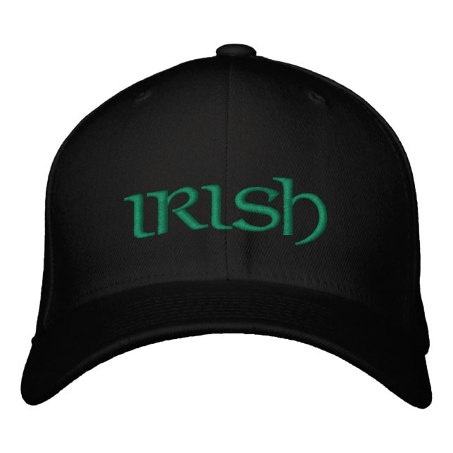 Irish green pride cool custom St. Patrick’s Day Embroidered Hat (Front)