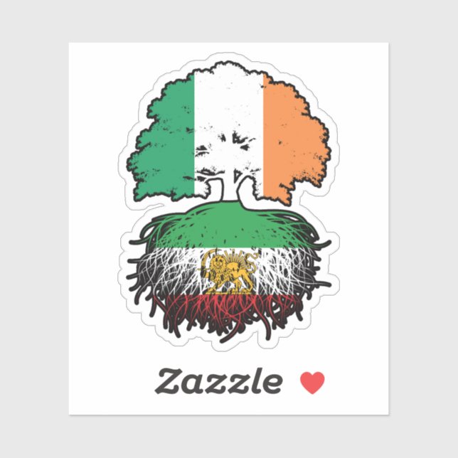 Irish Grown Iranian Roots Lion and Sun (Sheet)