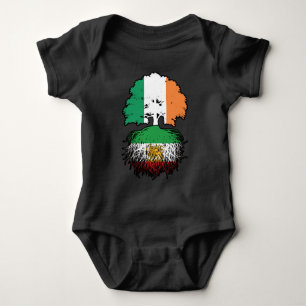 Irish Grown Iranian Roots Lion and Sun Baby Bodysuit