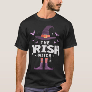 Irish Halloween Witch Matching Costume T-Shirt