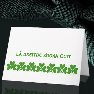 Irish Happy Birthday Card