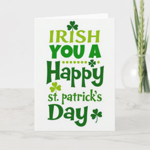 Irish Happy Day Greeting Card
