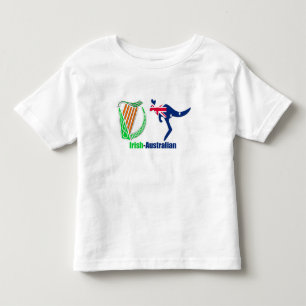 Irish Harp-Australia flag Toddler-Jersey-T-Shirt Toddler T-Shirt