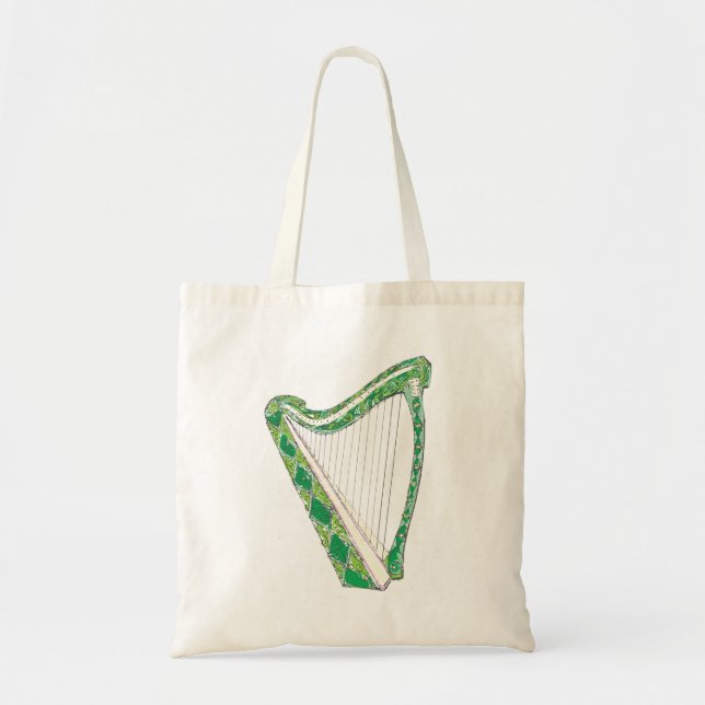 Irish Harp Customisable Tote (Front)