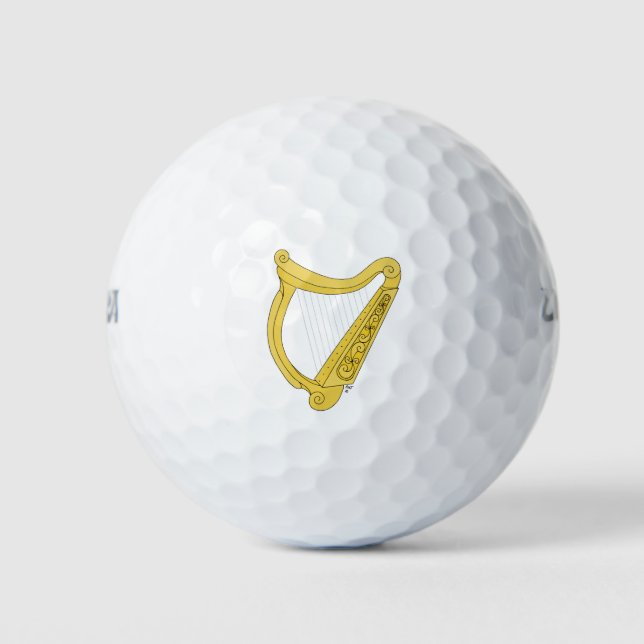 Irish Harp Golf Balls (Front)