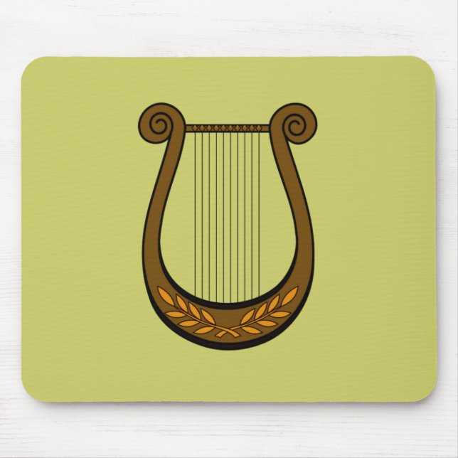 Irish Harp Mouse Pad (Front)