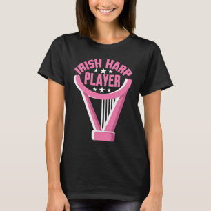 Irish Harp Player Harp T-Shirt