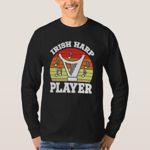 Irish Harp Player Harp T-Shirt