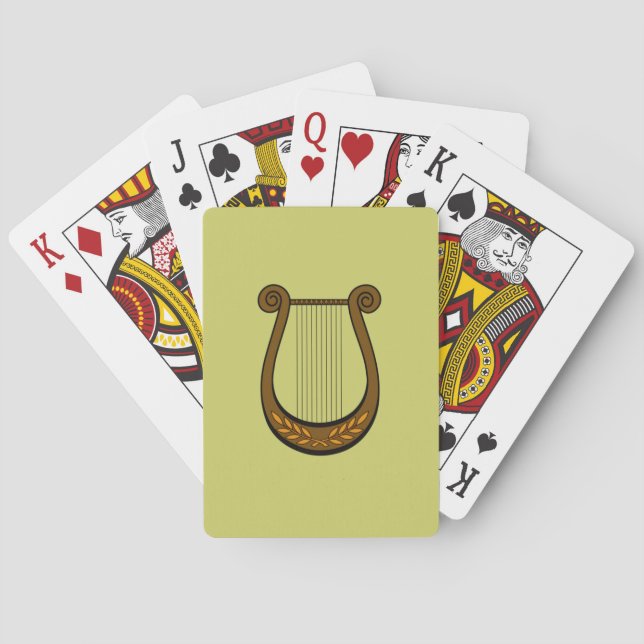 Irish Harp Playing Cards (Back)