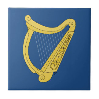 Irish Harp Tile