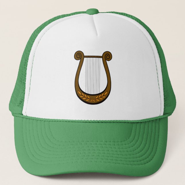 Irish Harp Trucker Hat (Front)