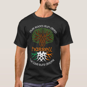 Irish HARRELL Family Name Our Love Runs Deeper T-Shirt