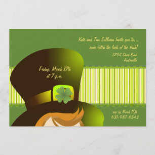 Irish Hat Party Invitation