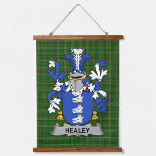 Irish Healey or O_Healey Coat of Arms Family Crest Hanging Tapestry