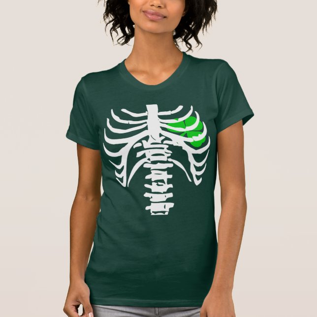 Irish Heart X-Ray T-Shirt (Front)