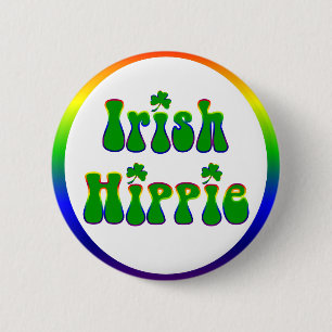 Irish Hippie Round 6 Cm Round Badge