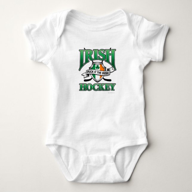Irish Hockey Baby Bodysuit (Front)