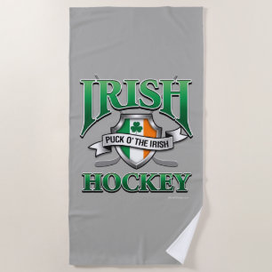 Irish Hockey Beach Towel
