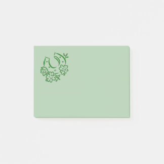 Irish Horseshoe Post-it Notes