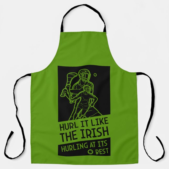 Irish Hurling Sport Apron (Front)