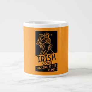 Irish Hurling Sport Large Coffee Mug