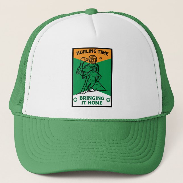 Irish Hurling Sport Trucker Hat (Front)
