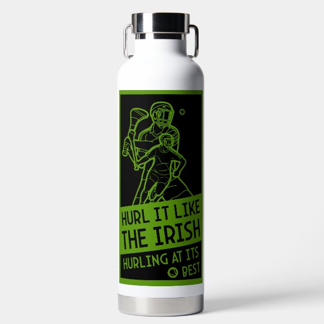 Irish Hurling Sport Water Bottle (Front)
