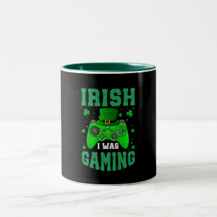 Irish I Was Gaming Two-Tone Coffee Mug