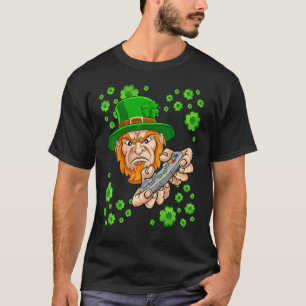 Irish I Was Playing Video Games St Patty's Day Gam T-Shirt