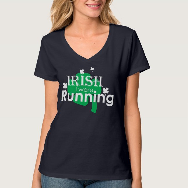 Irish I were Running Women's TShirt (Front)