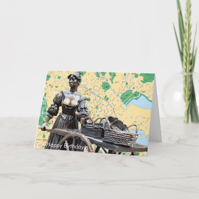 Irish image for Birthday greeting card (Front)